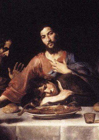 St. John and Jesus at the Last Supper